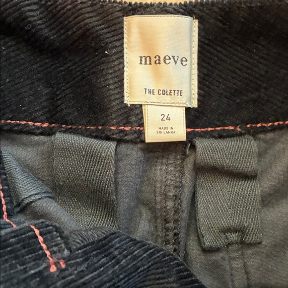 Anthropologie The Colette Full Length Wide Leg Corduroy Pants by Maeve - Picture 7 of 9